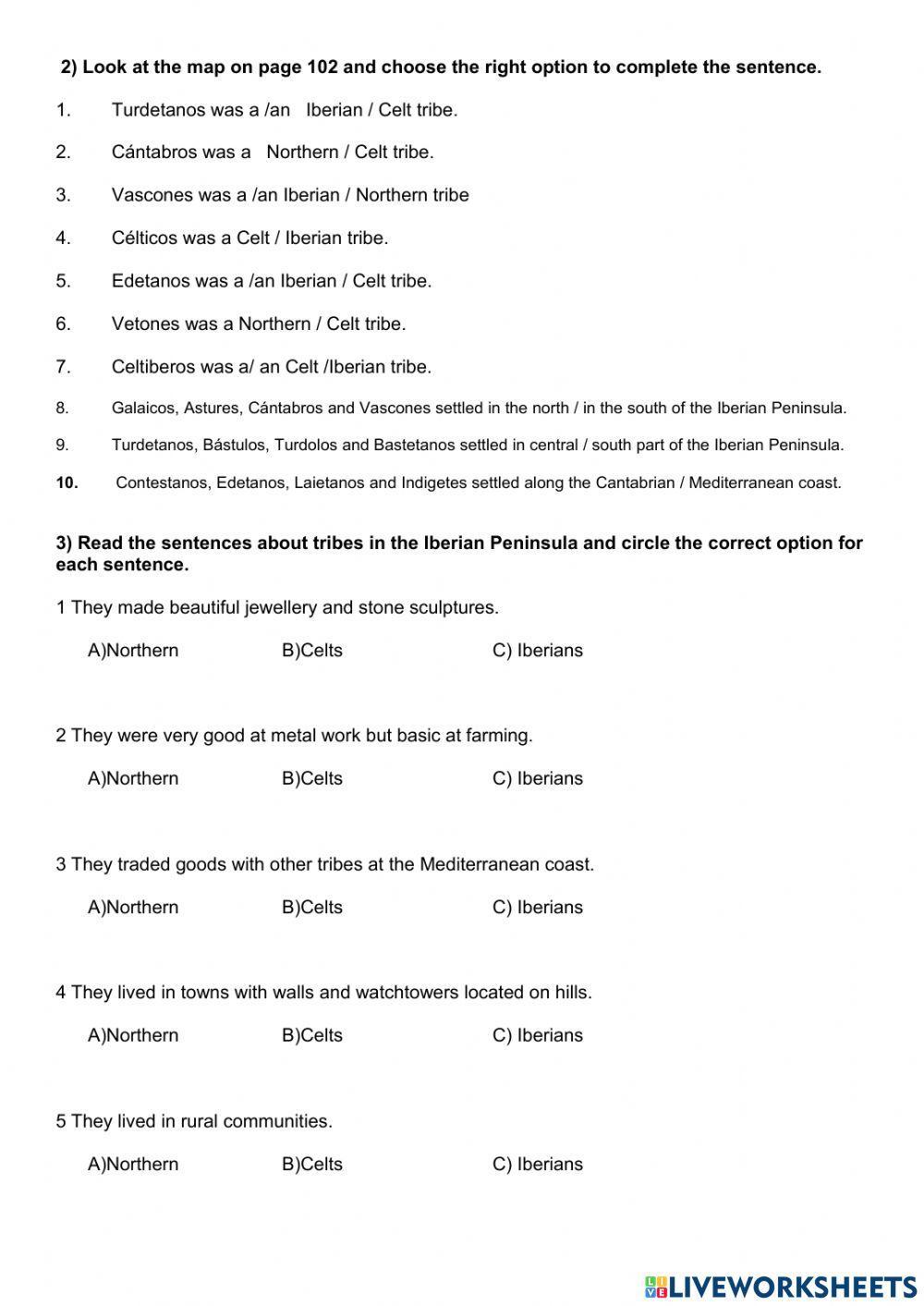 Pre-Romans on the Iberian Peninsula