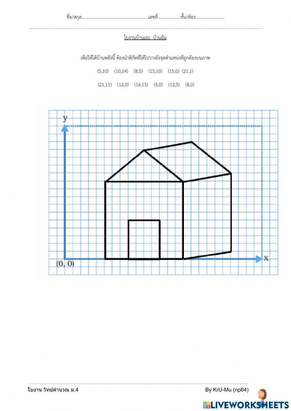 กิจกรรมที่1.1 บ้านฉัน บ้านเธอ