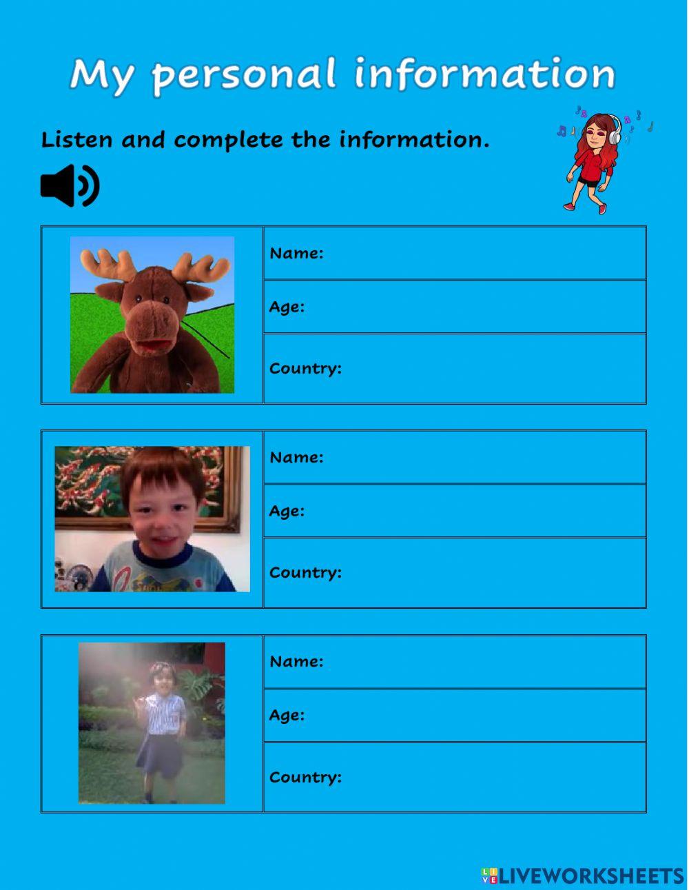 Personal Information