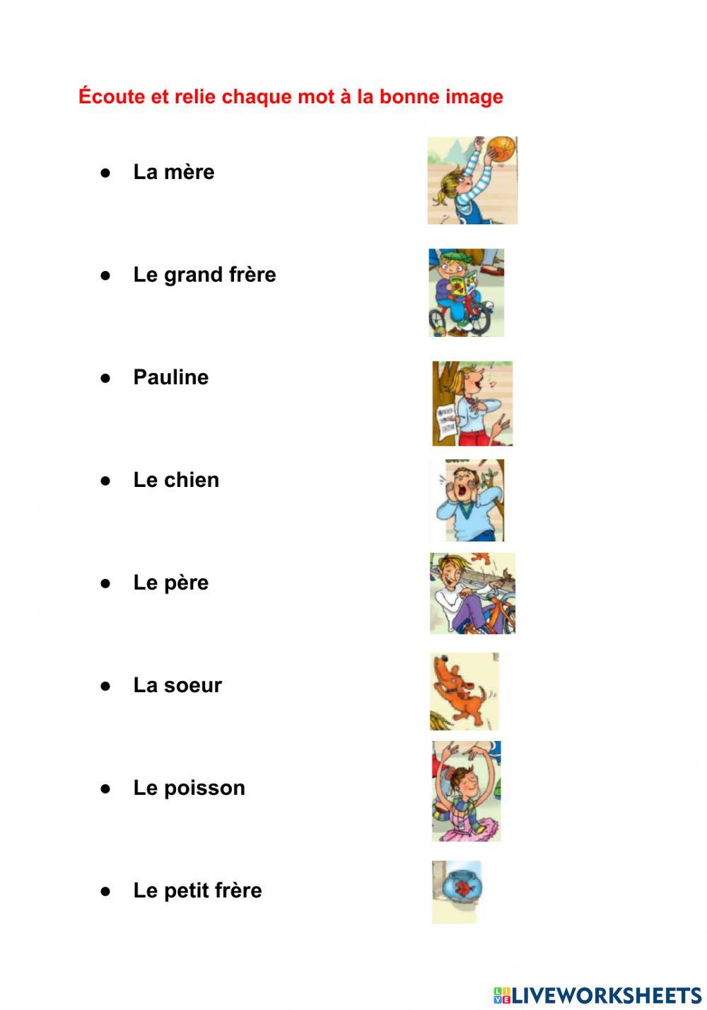 La famille de Pauline