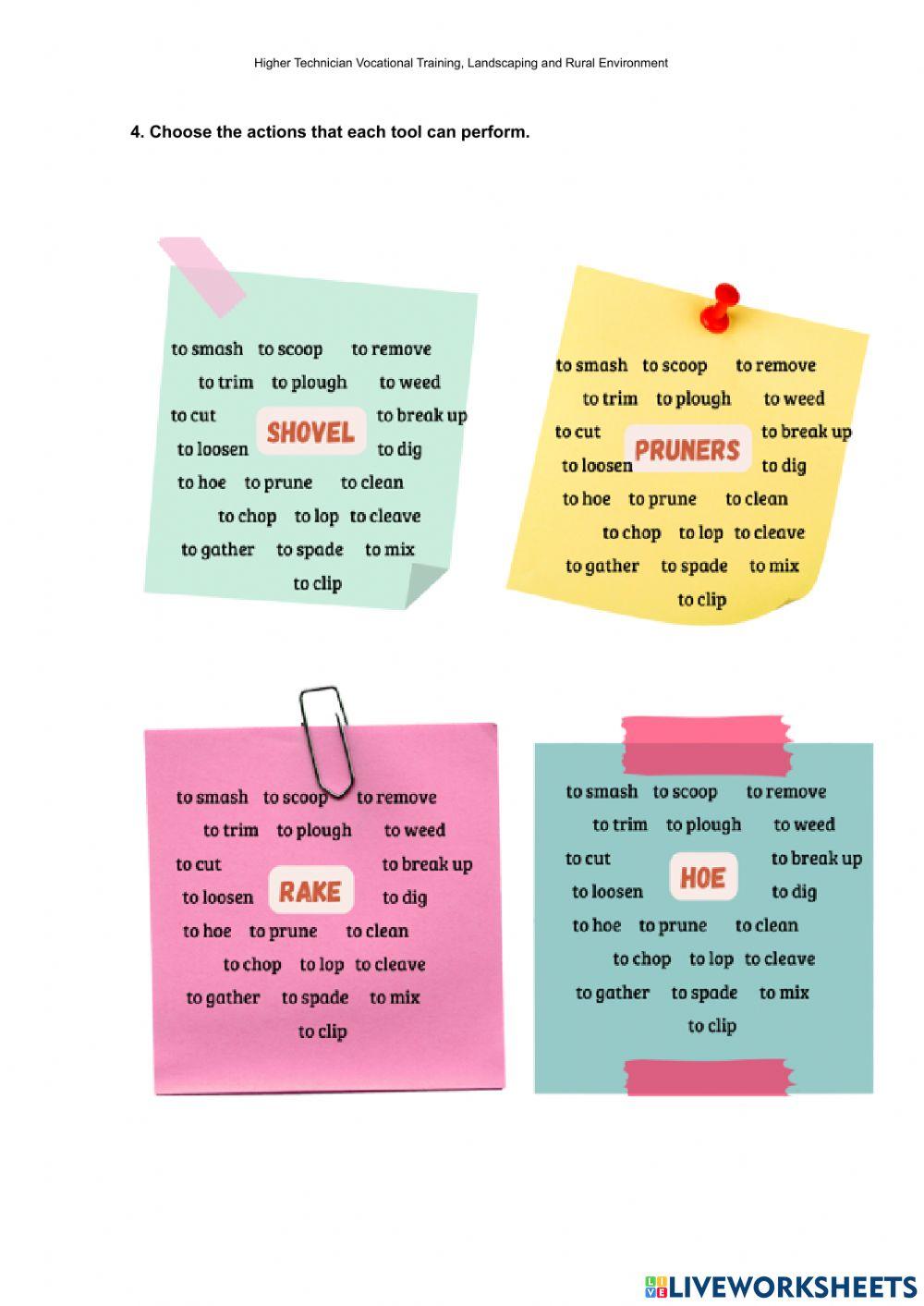 Garden tools safety precautions and uses