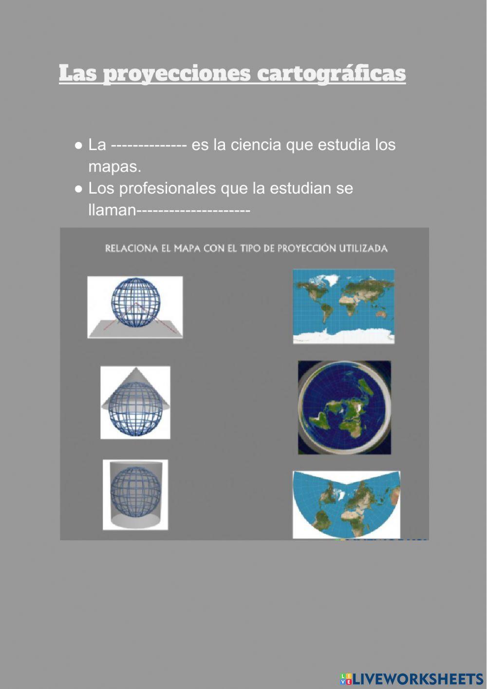 Cartogafía y proyecciones