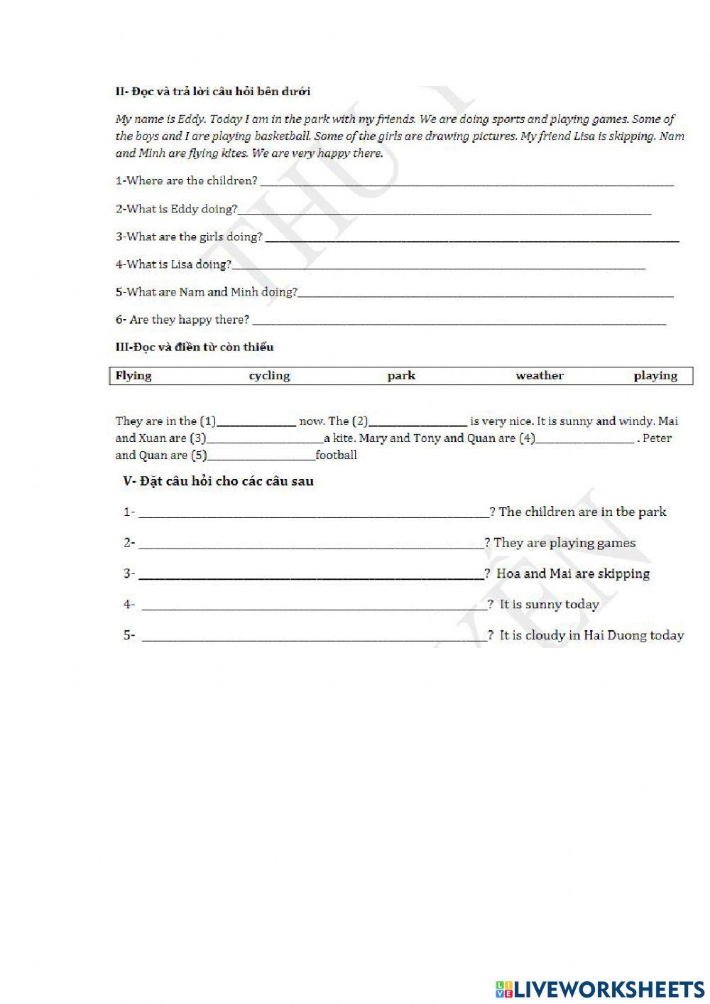 Textbook3 - unit 19 - lesson 4