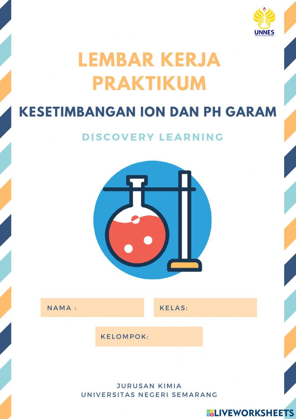 Lkps hidrolisis garam