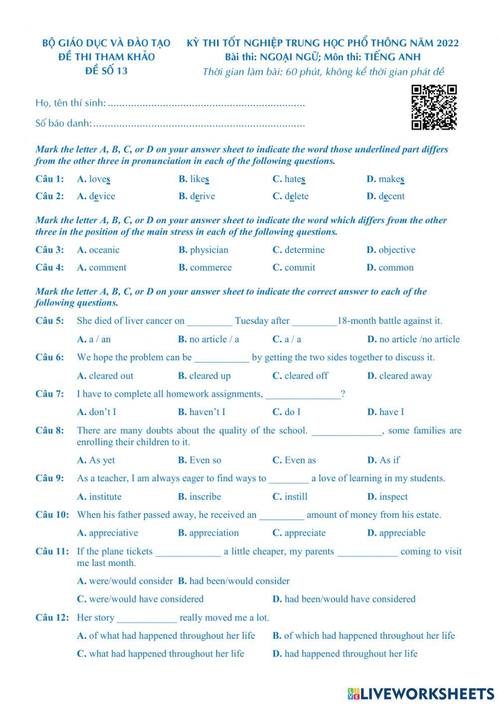 MSE-2022-Đề thi thử số 13