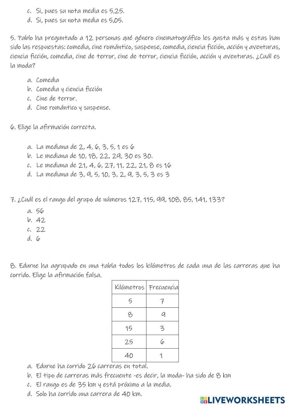 Estadistica y probabilidad