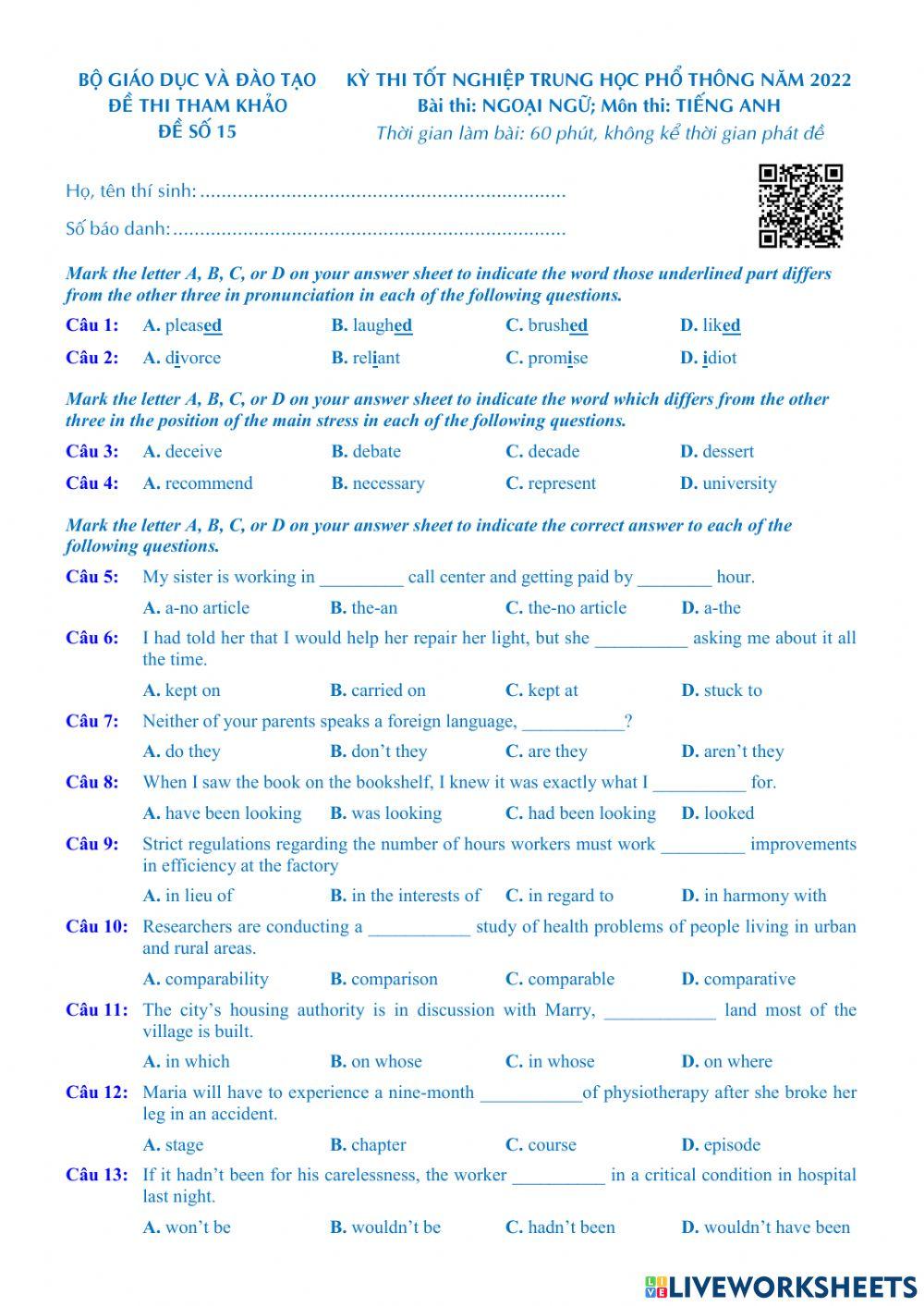 MSE-2022-Đề thi thử số 15