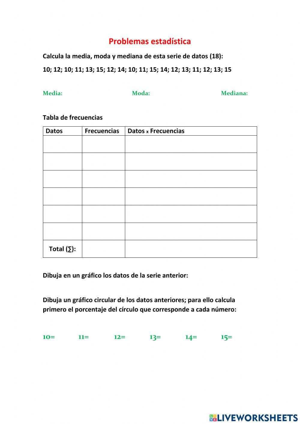 Problema estadística