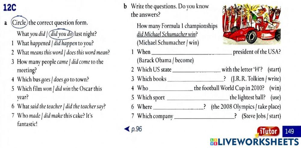 Questions without auxiliaries