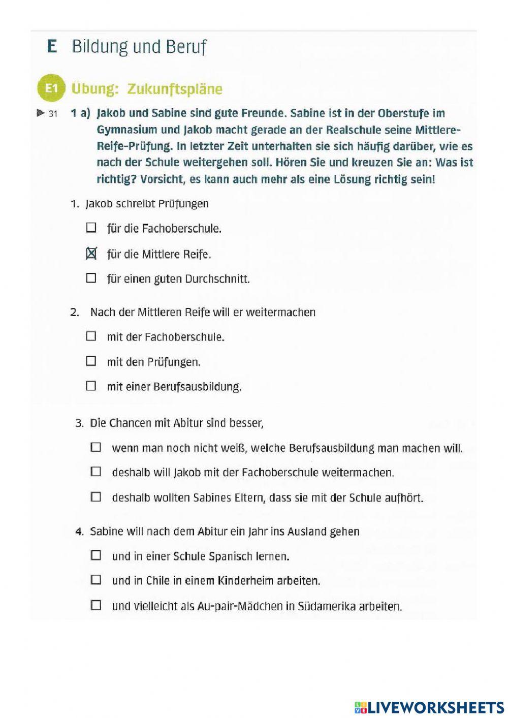 B1 Lek5 Hören-Sprechen E1