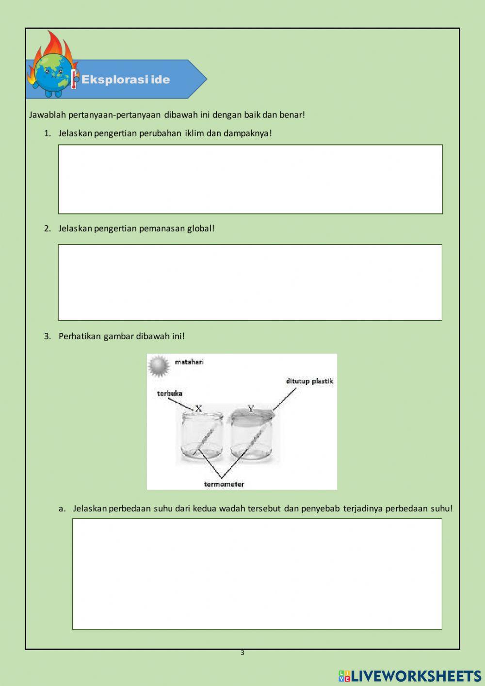 Lkpd pemanasan global