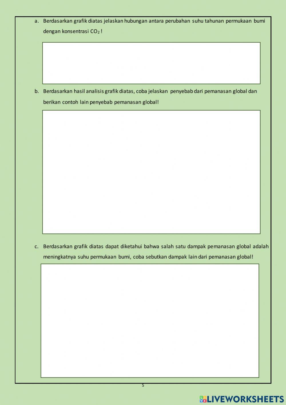 Lkpd pemanasan global
