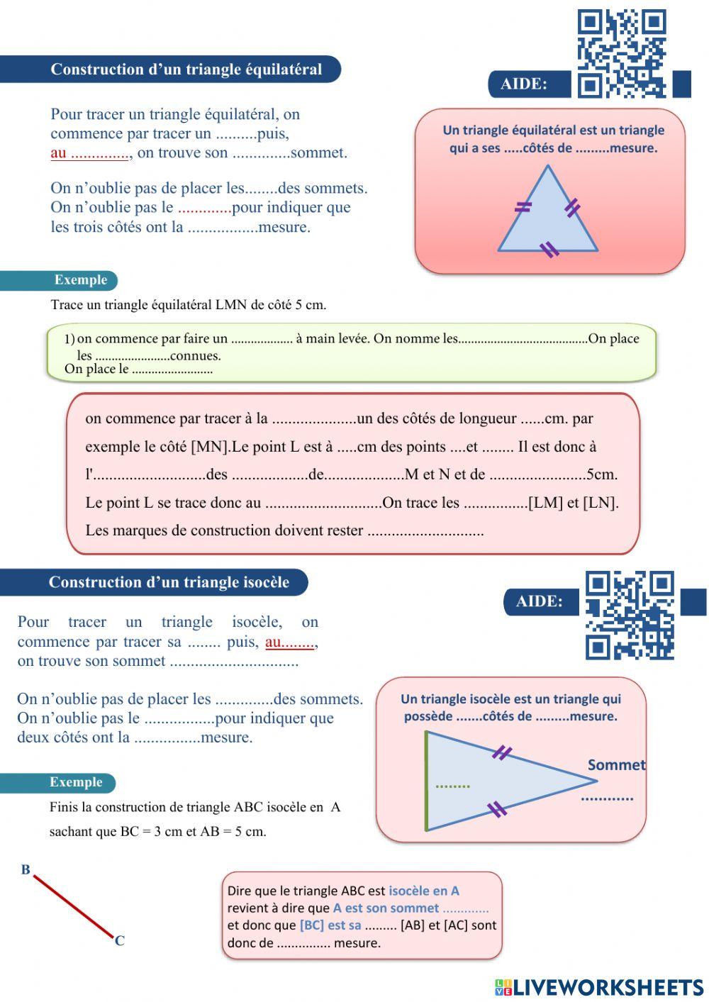 Je me teste les triangles