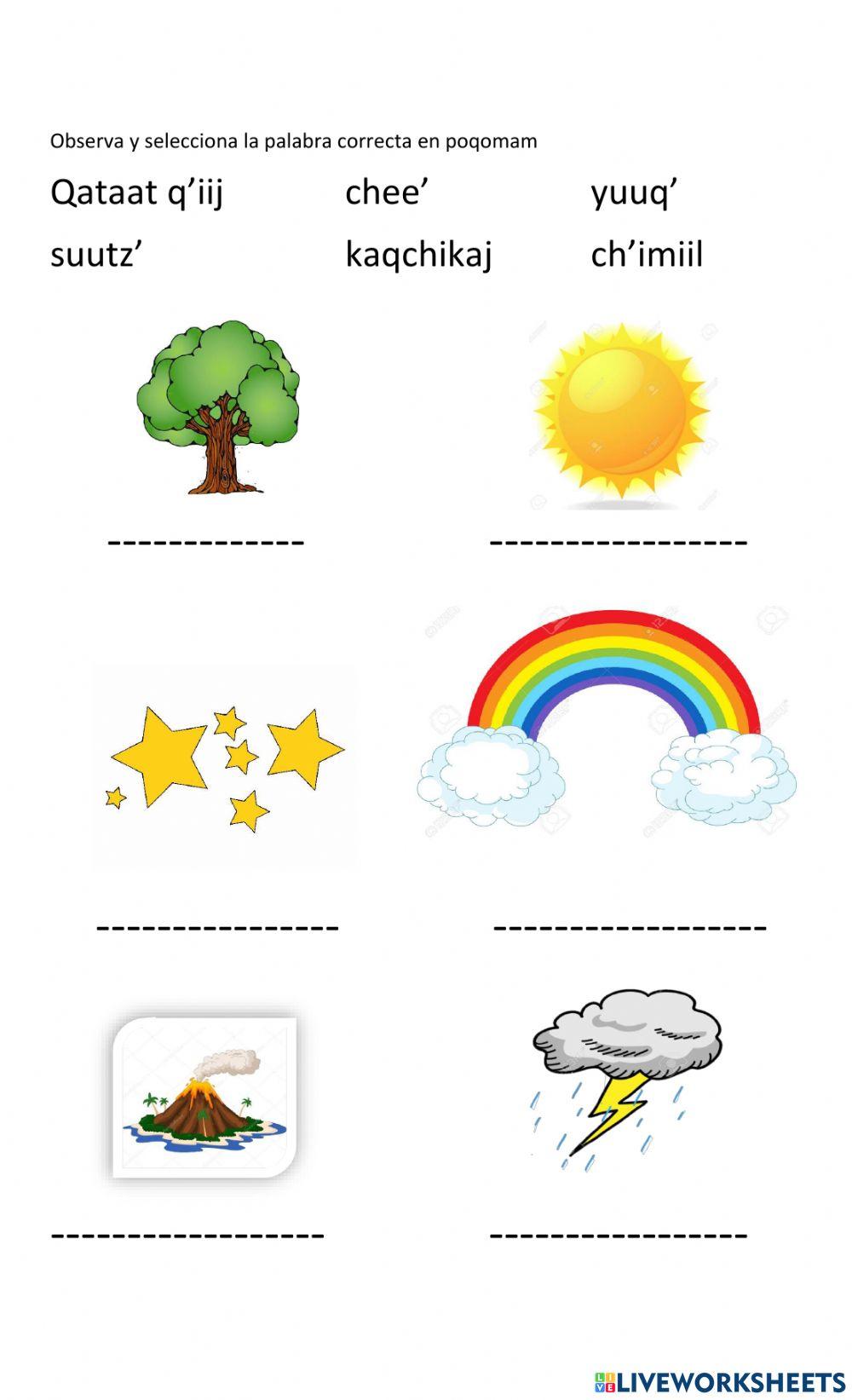 La naturaleza en poqomam