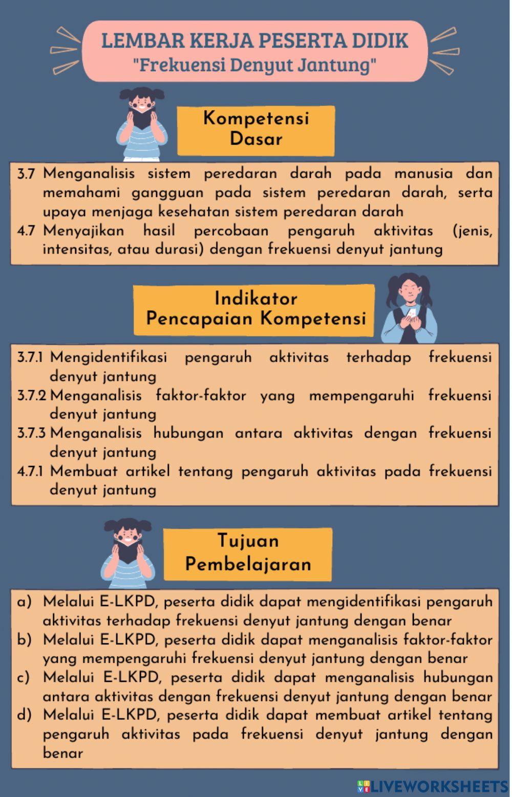 E-LKPD (Sistem Peredaran Darah pada Manusia)