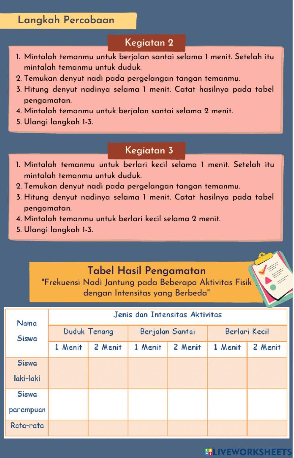 E-LKPD (Sistem Peredaran Darah pada Manusia)