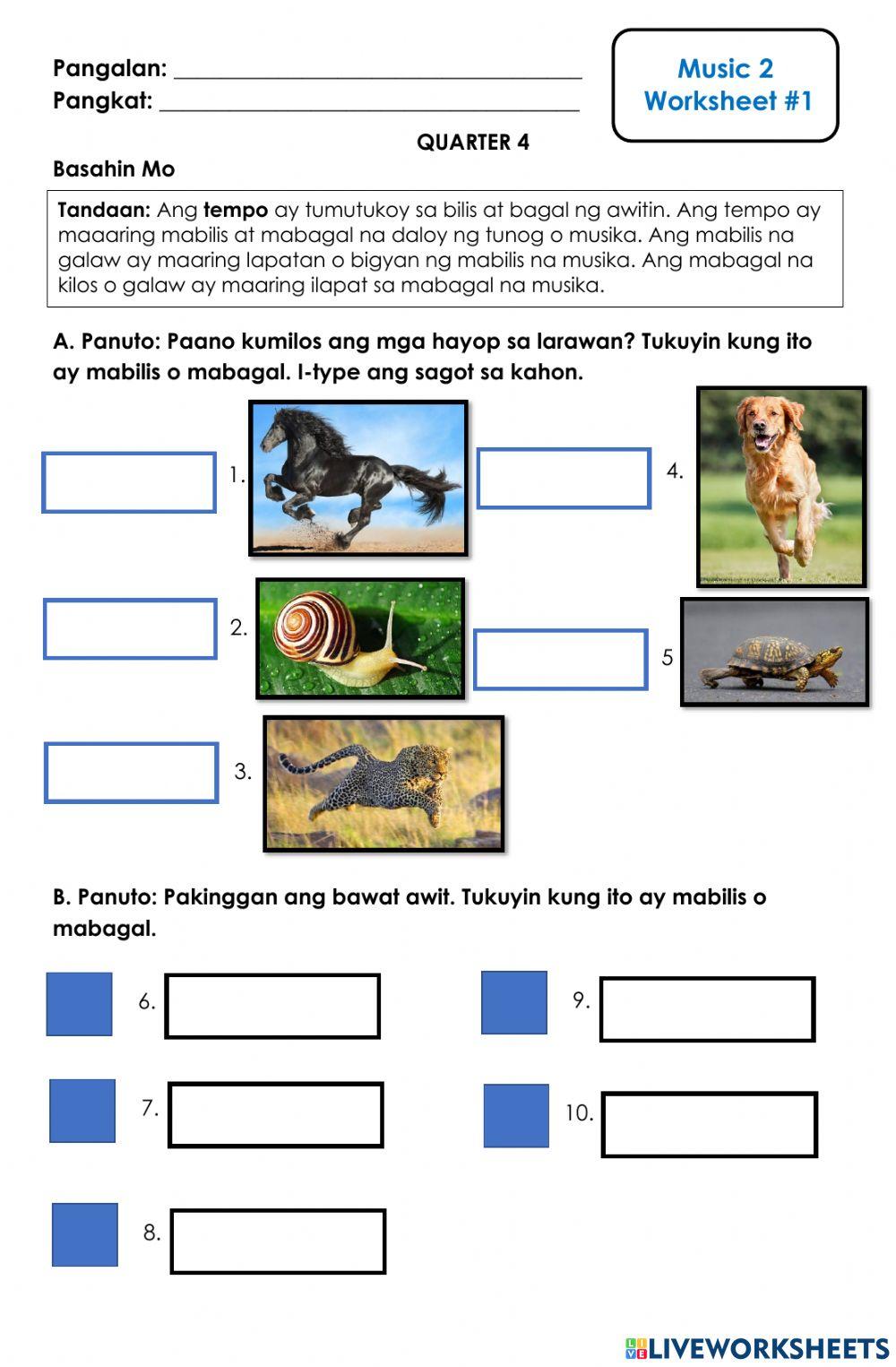 Music - Q4 Tempo WS -1