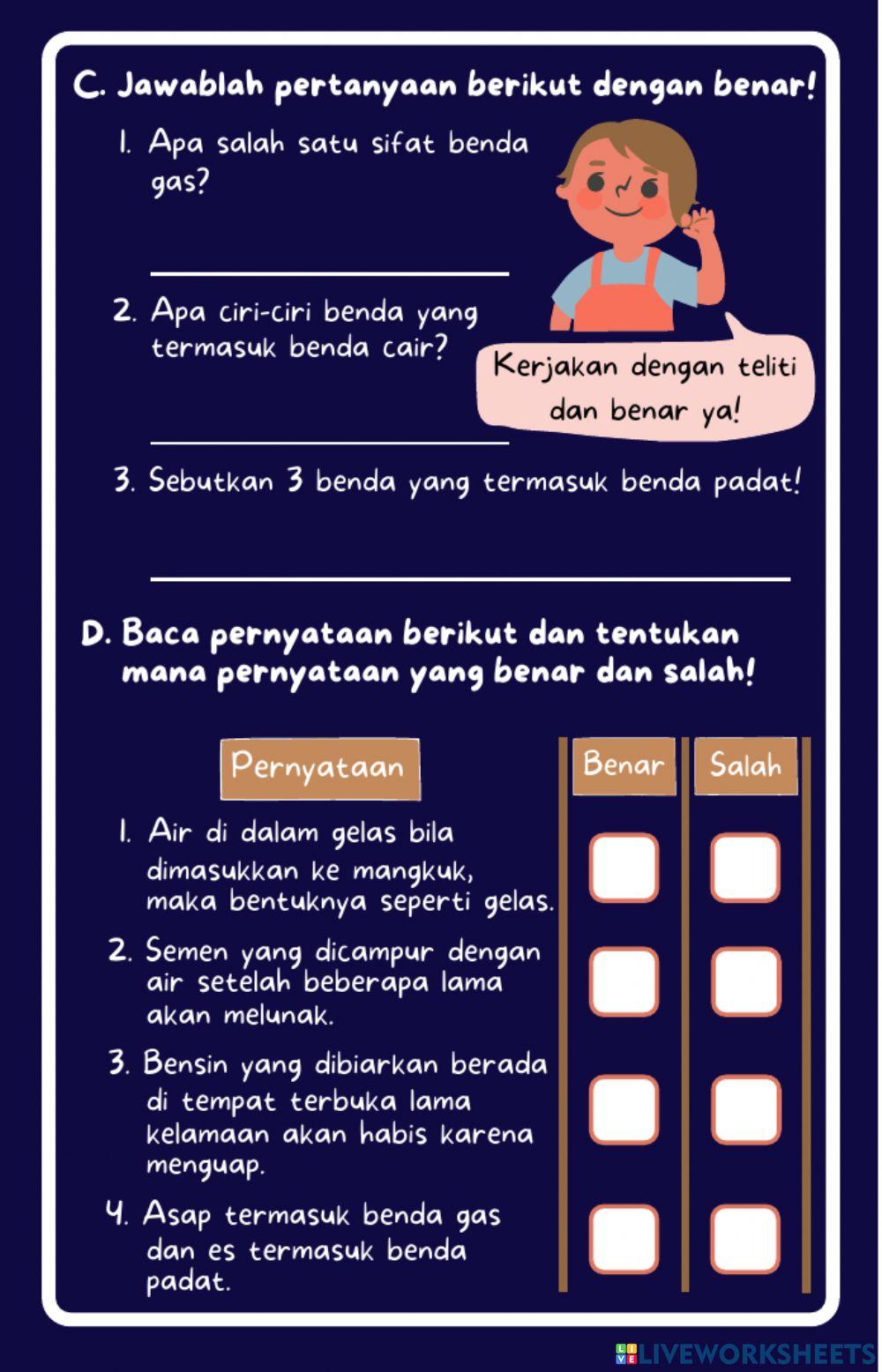 Wujud Benda dan Perubahannya