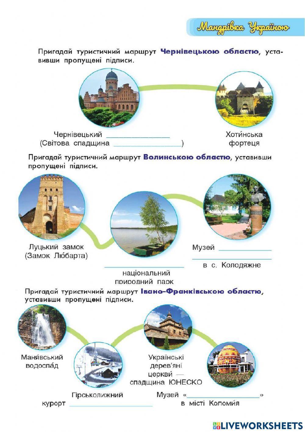 Мандрівка Україною