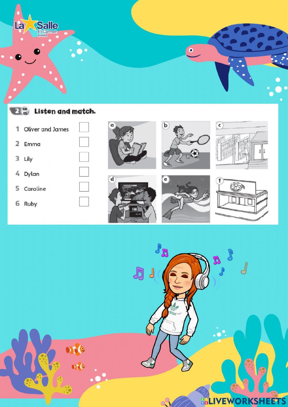 Listening Test Unit 8 5º