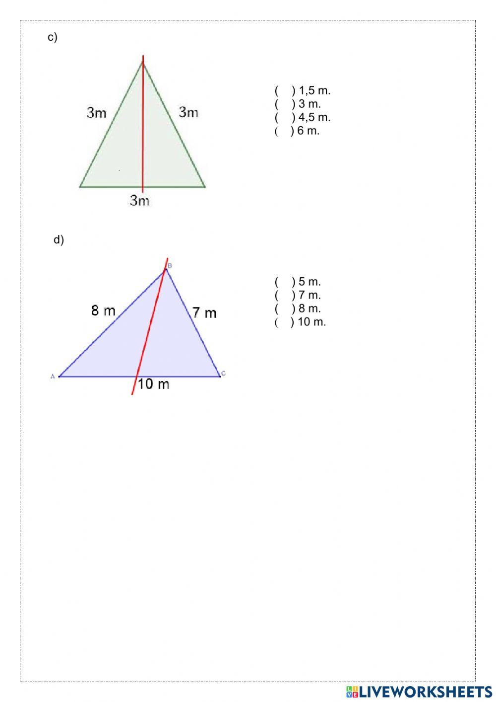 Mediana de um triângulo