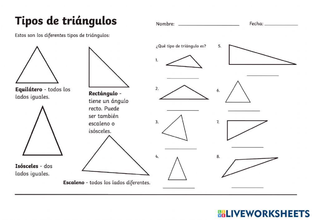 Tipos triángulos P30