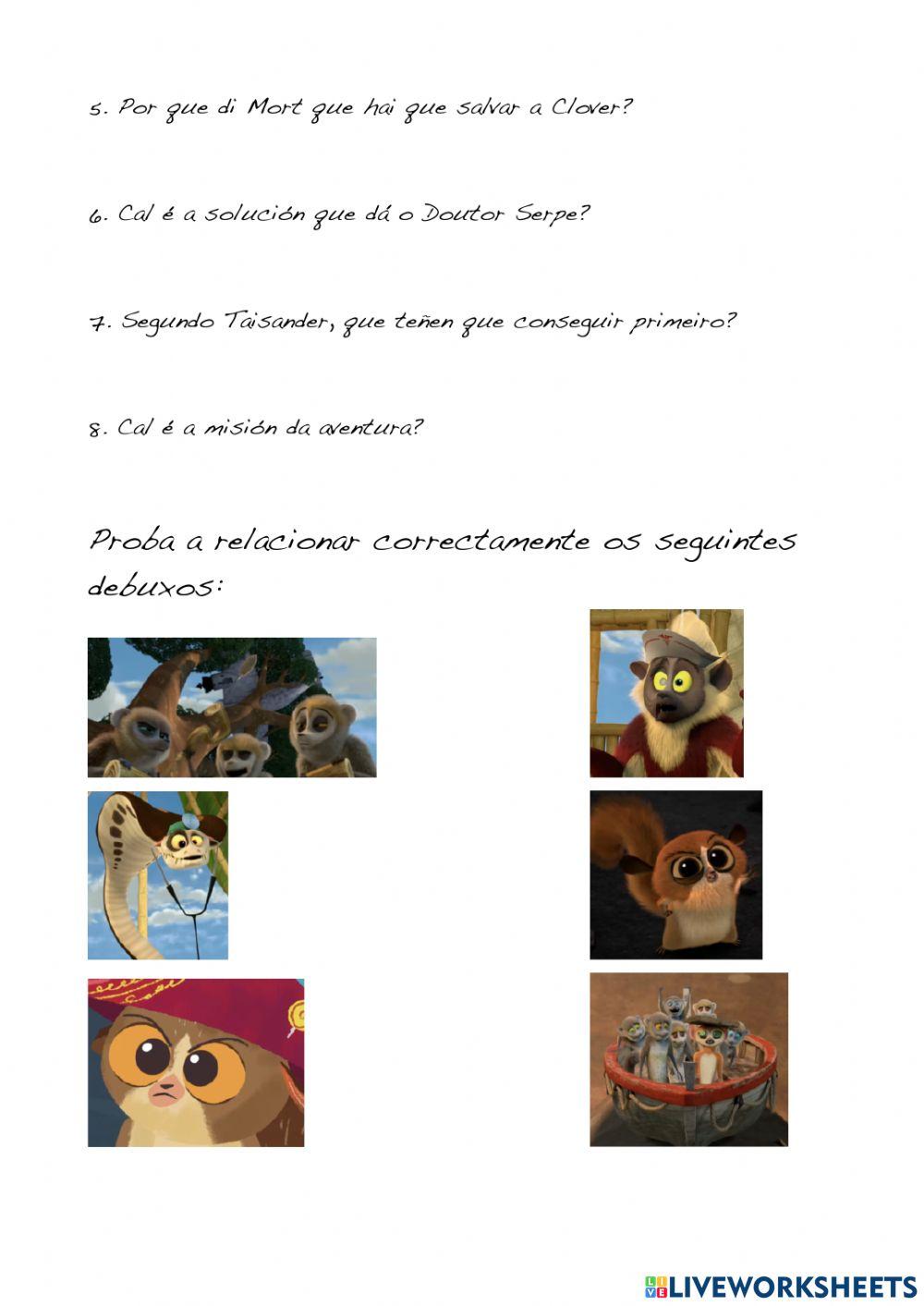 Actividade Audiovisual: Clover sen Fin