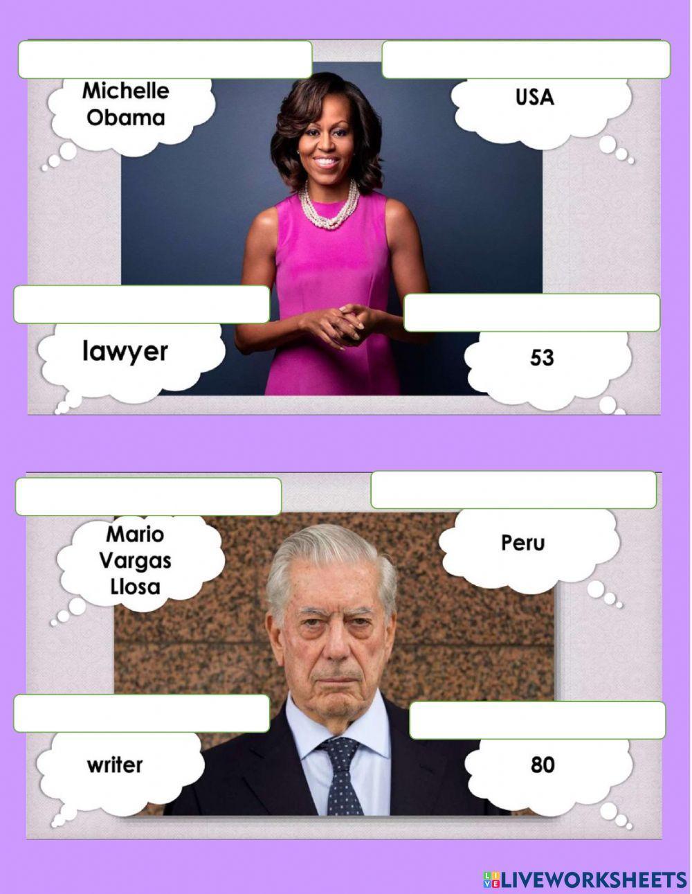 Asking for and giving information