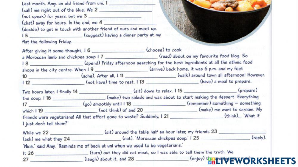 English: Past tenses Revision