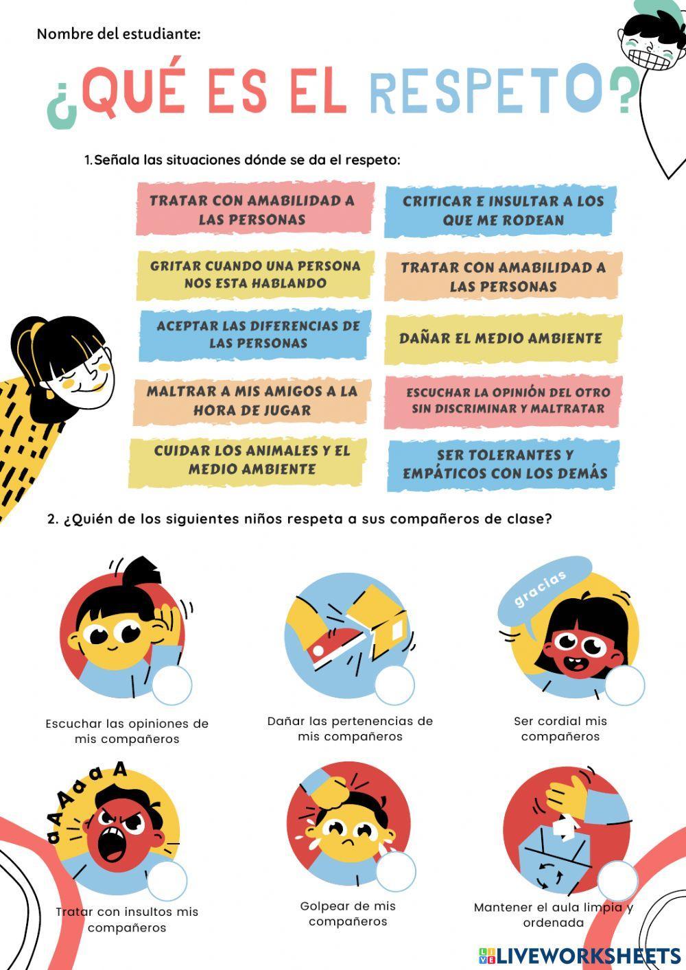 Taller ¿Qué es el respeto?