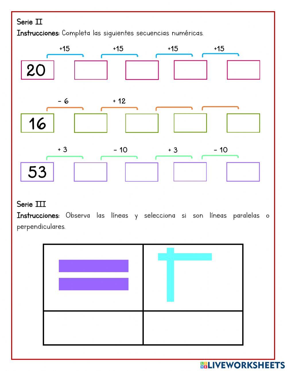 Evaluación Razonamiento - Bloque II