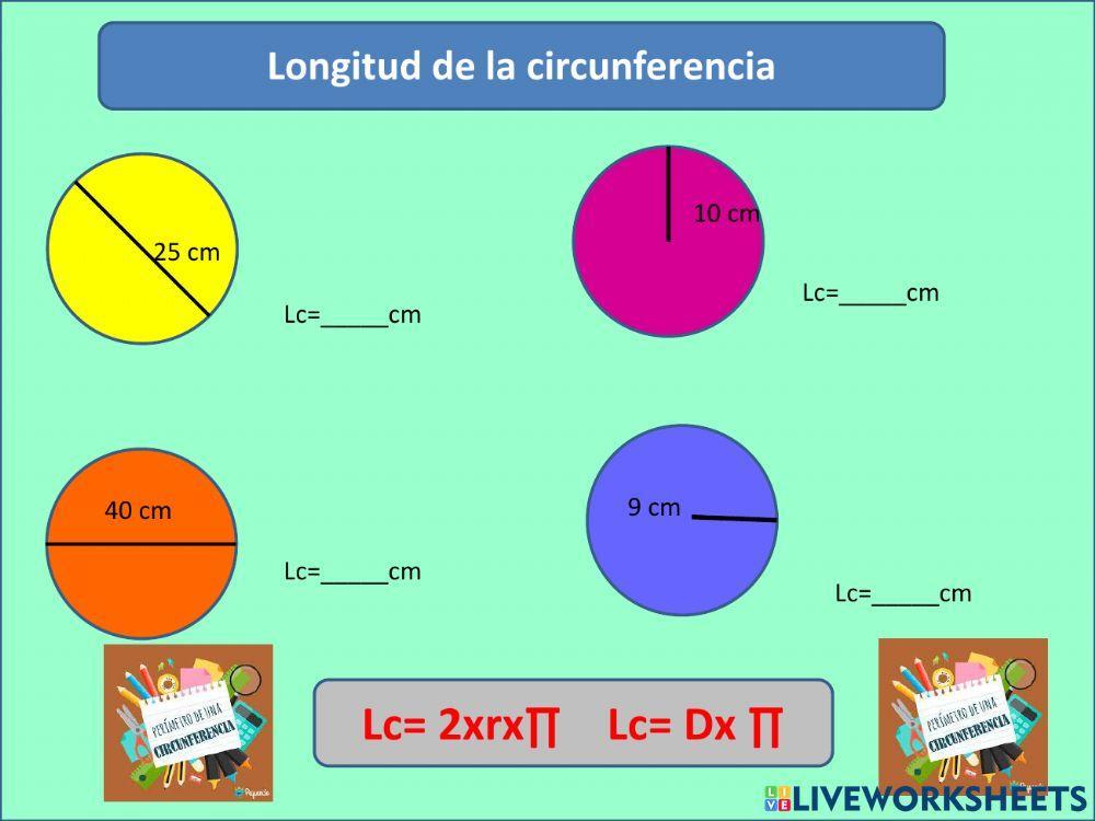 Longitud de la circunferencia