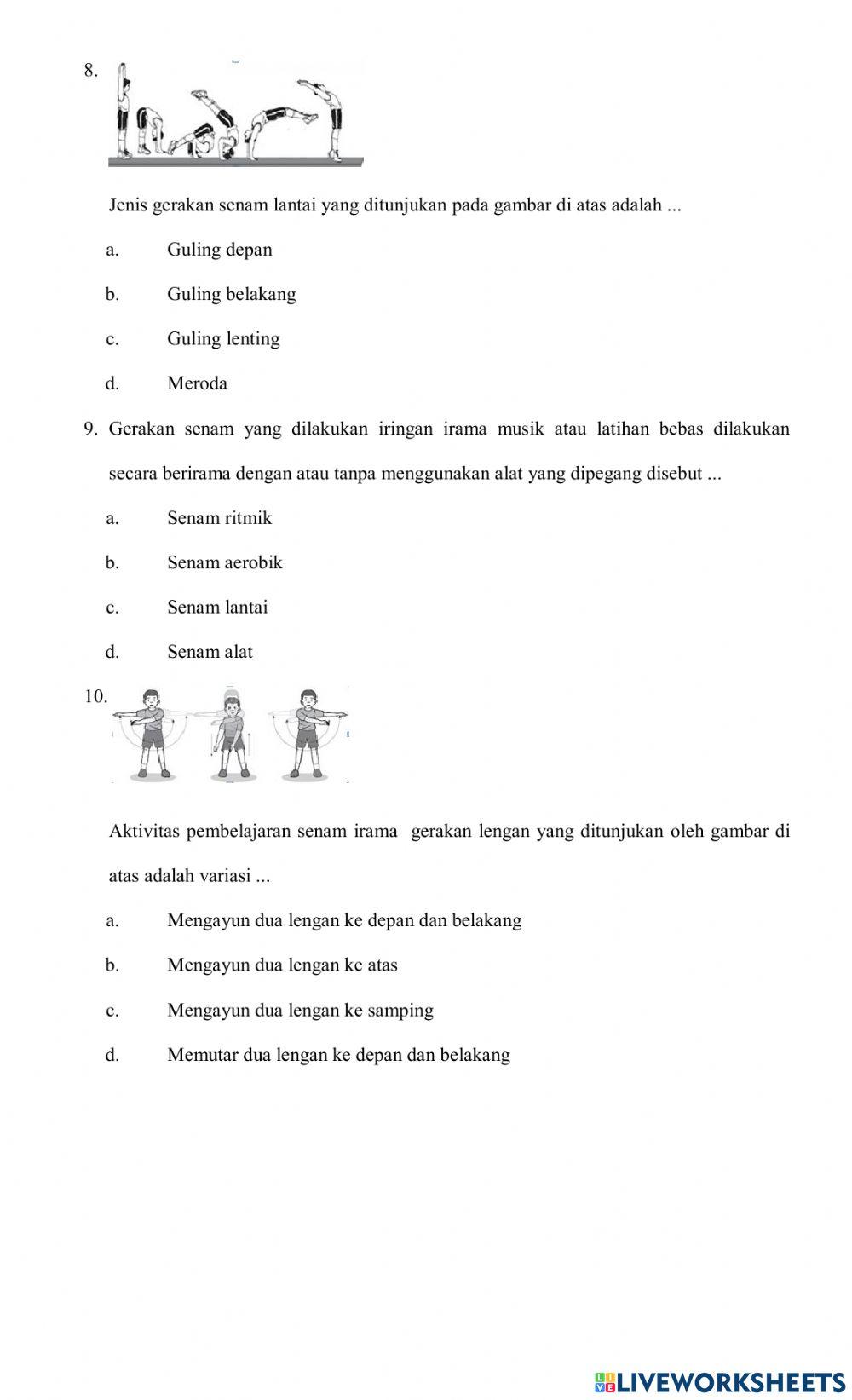 Penilaian harian 2 smt.2 kls 8