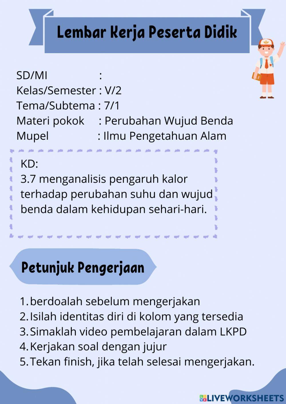 Perubahan Wujud Benda