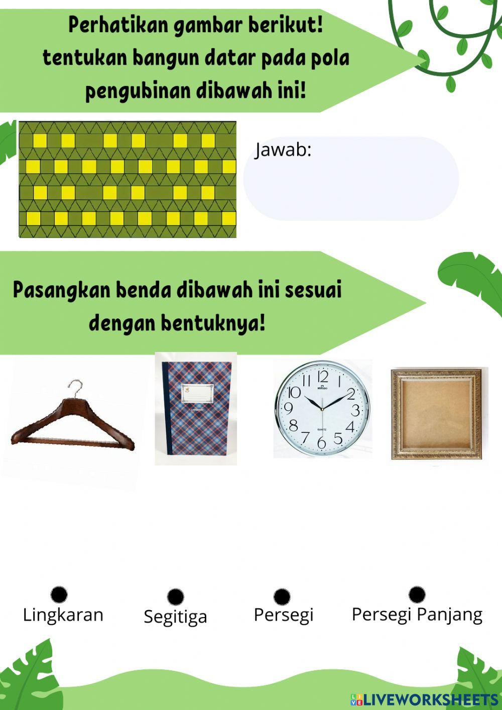 Bangun Datar dan Pola Pengubinan