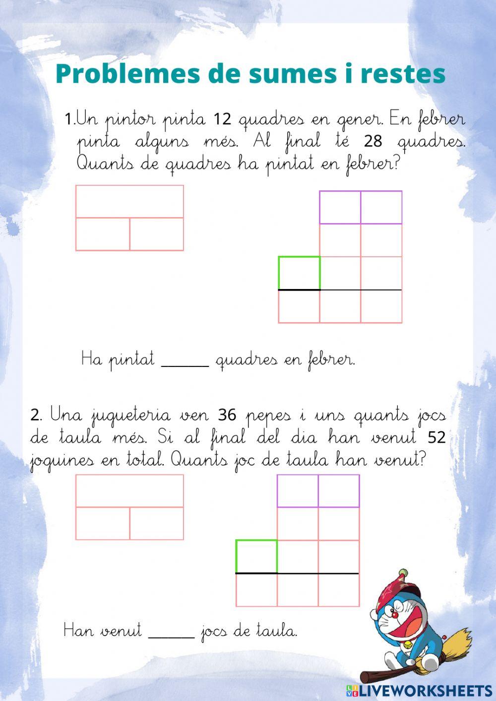 Problemes de sumes i restes