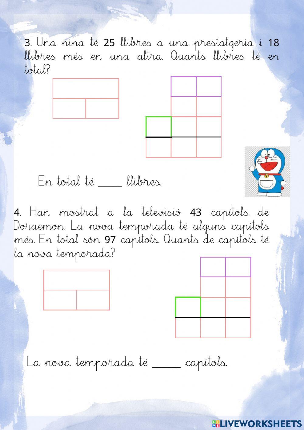 Problemes de sumes i restes