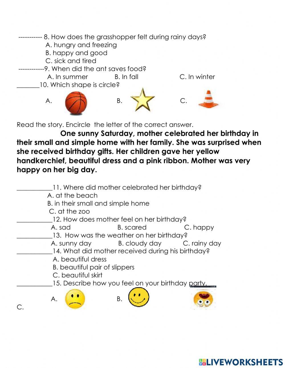 Q4 2nd and 3rd summative test in english