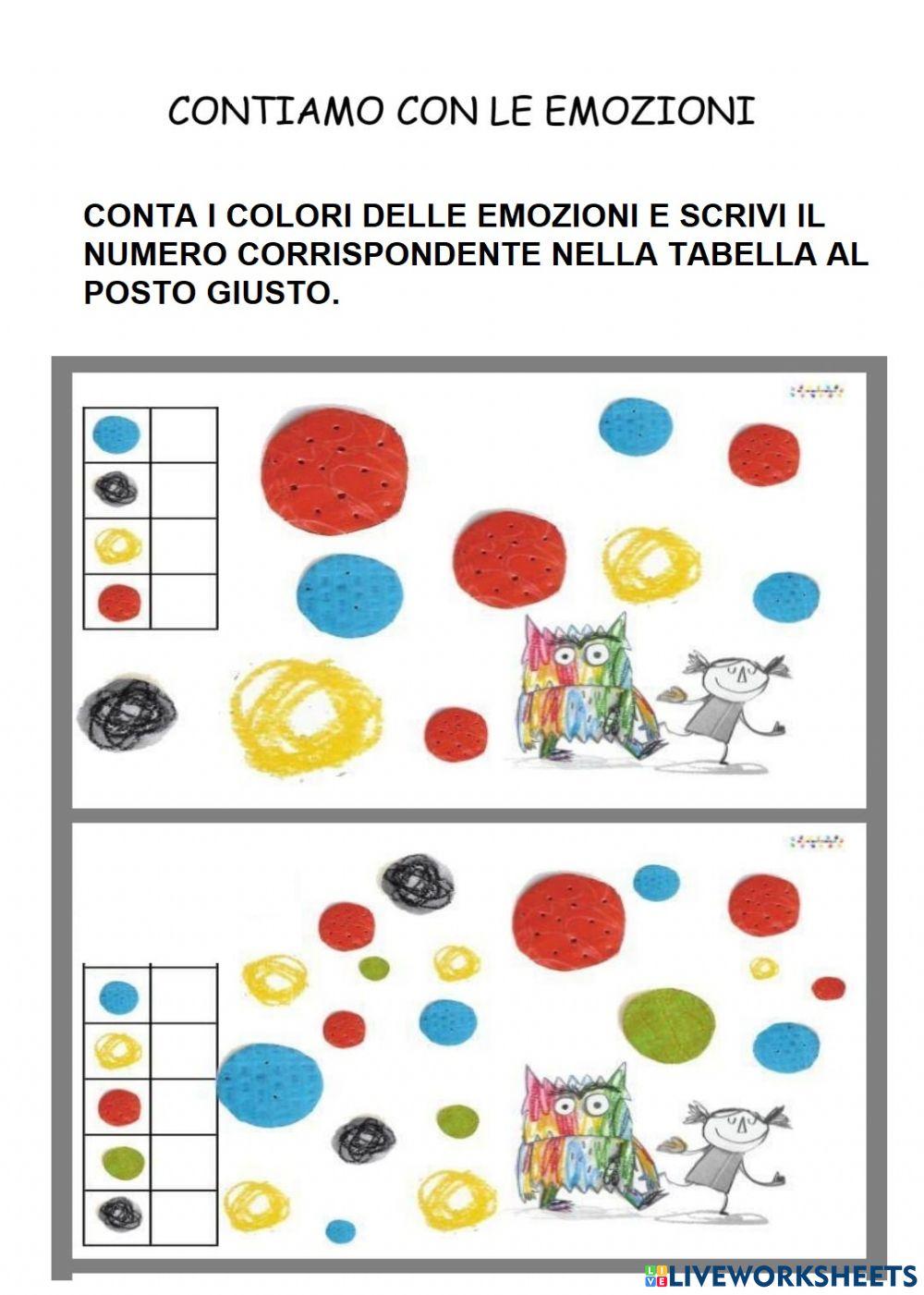 Numeri, colori ed emozioni