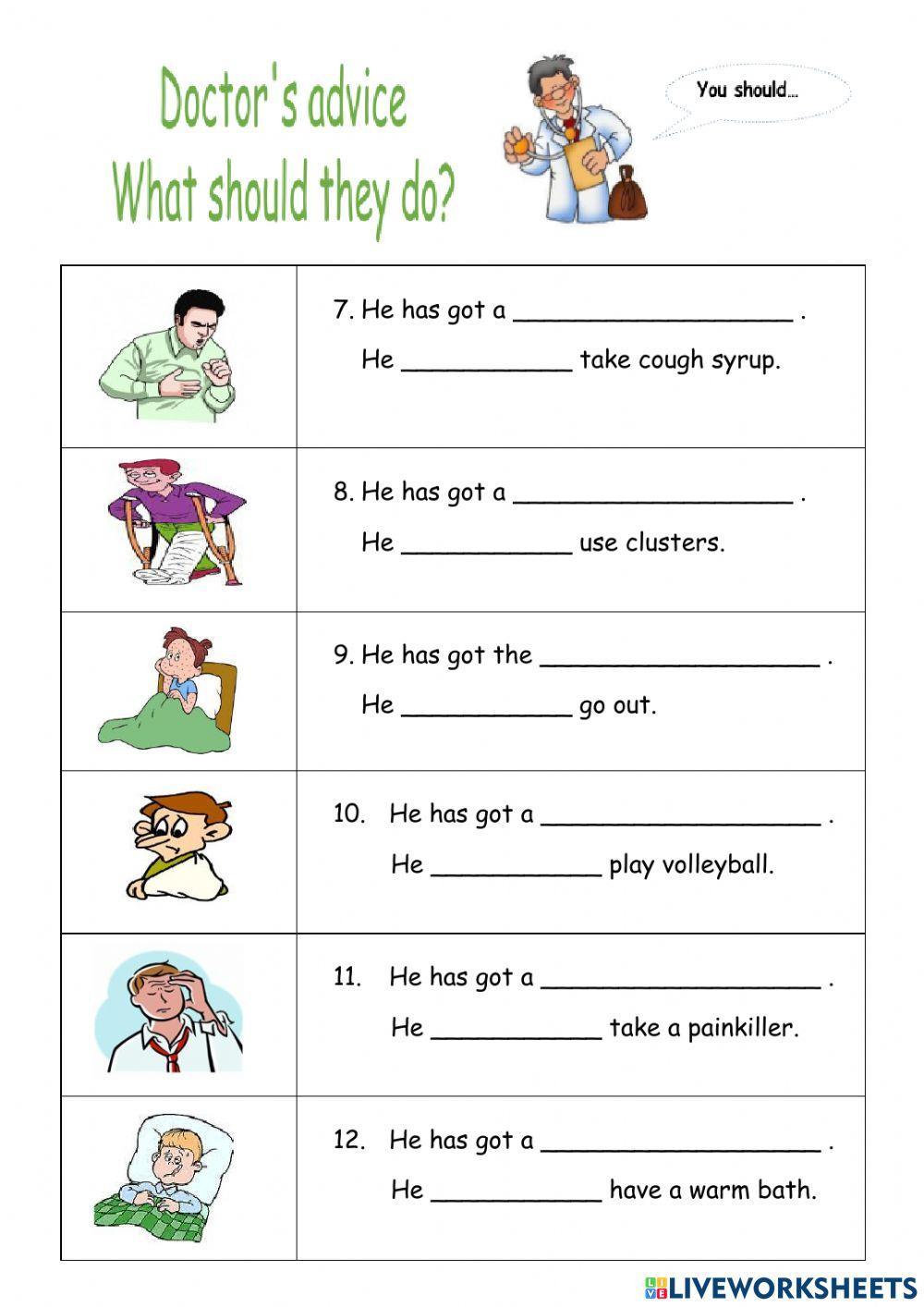 What should they do? Doctor's ADVICE