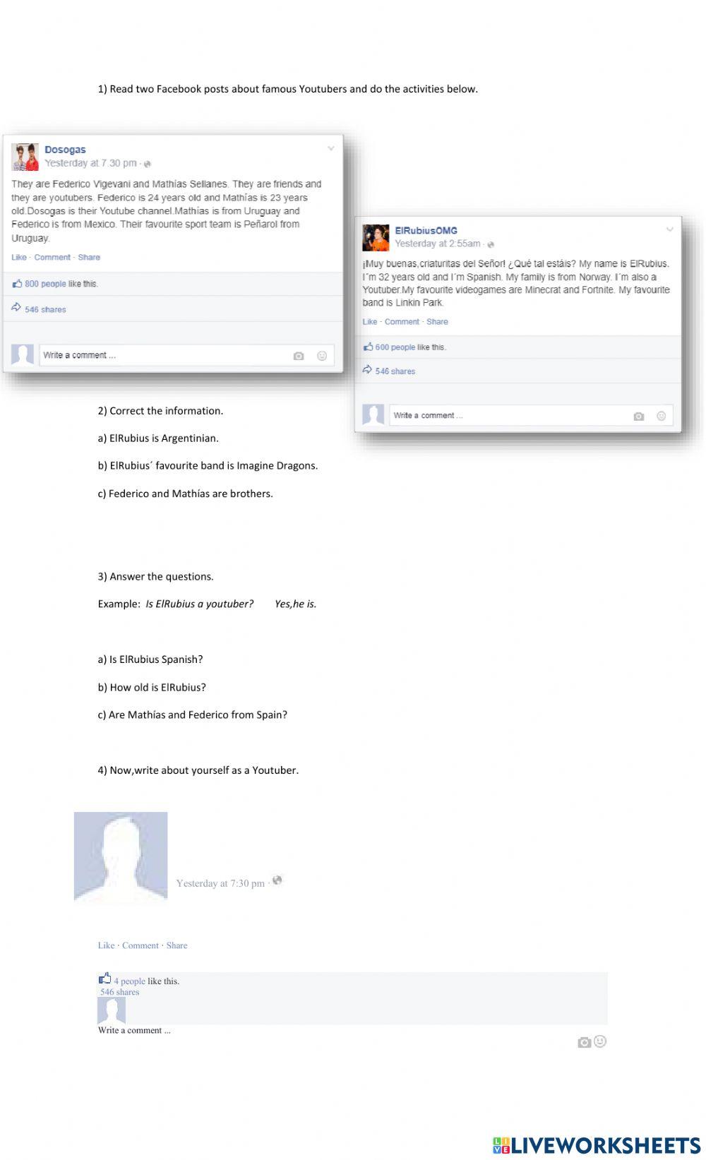 Personal information