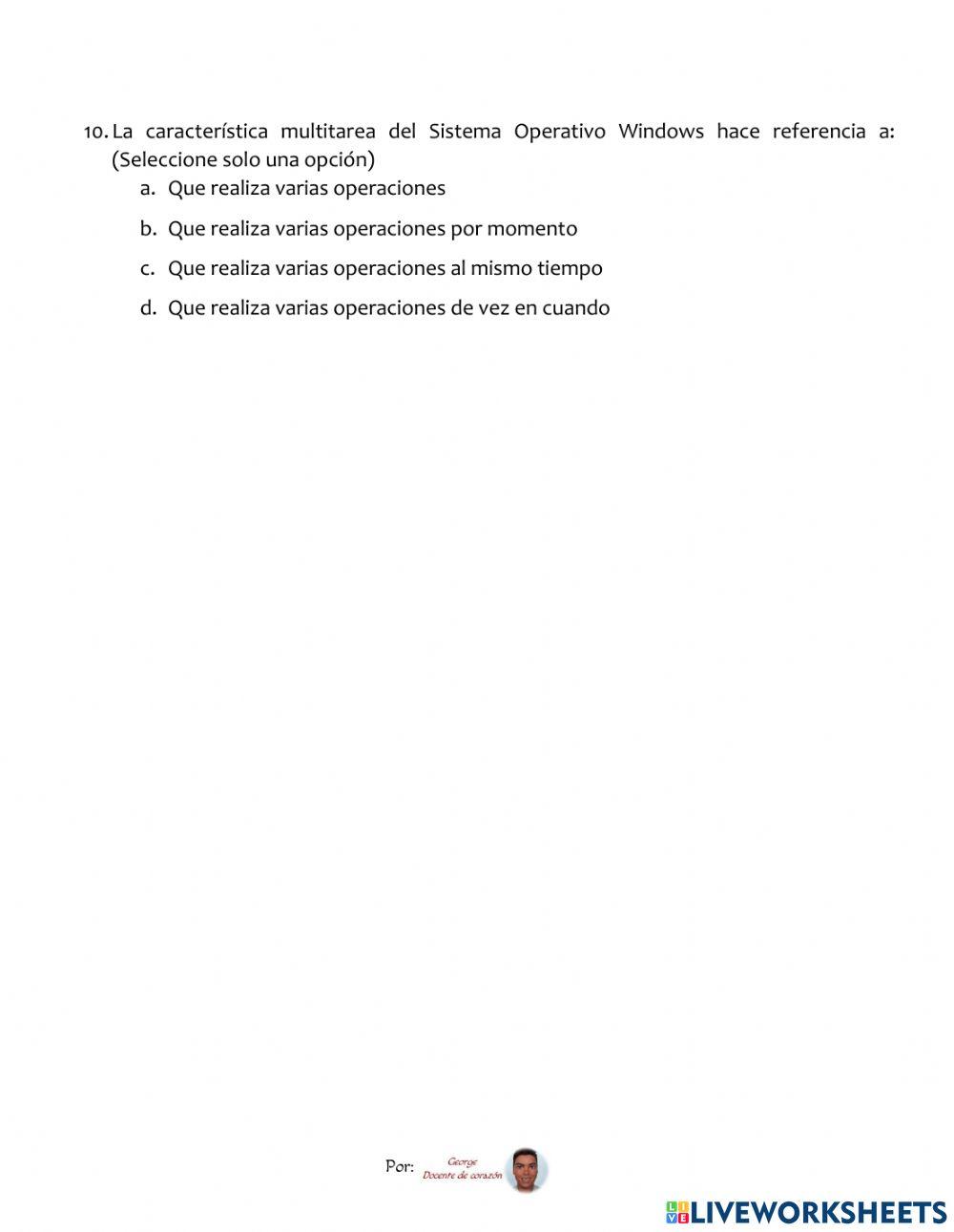 Evaluación Hardware y Software