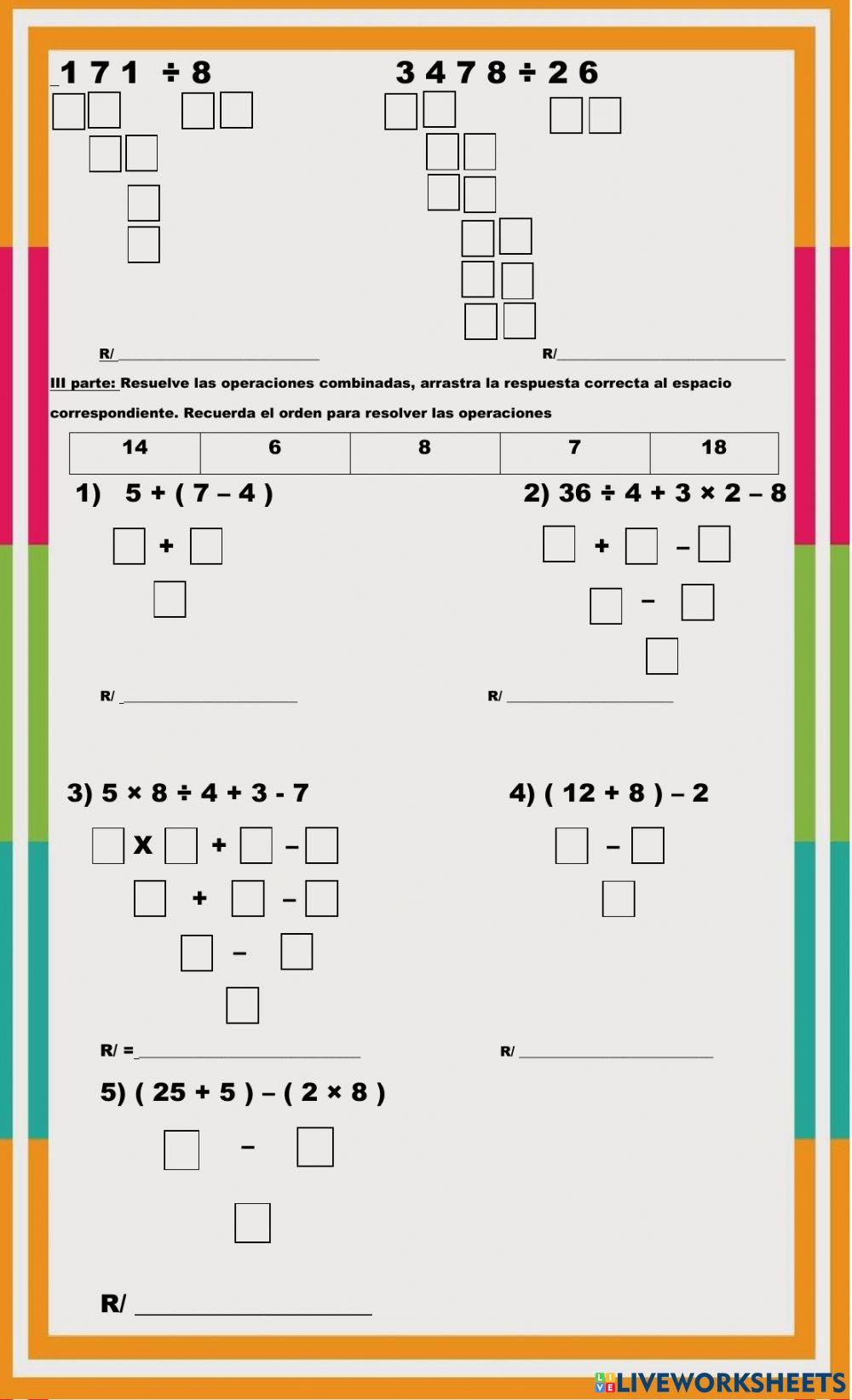 Mayo examen de aritmetica
