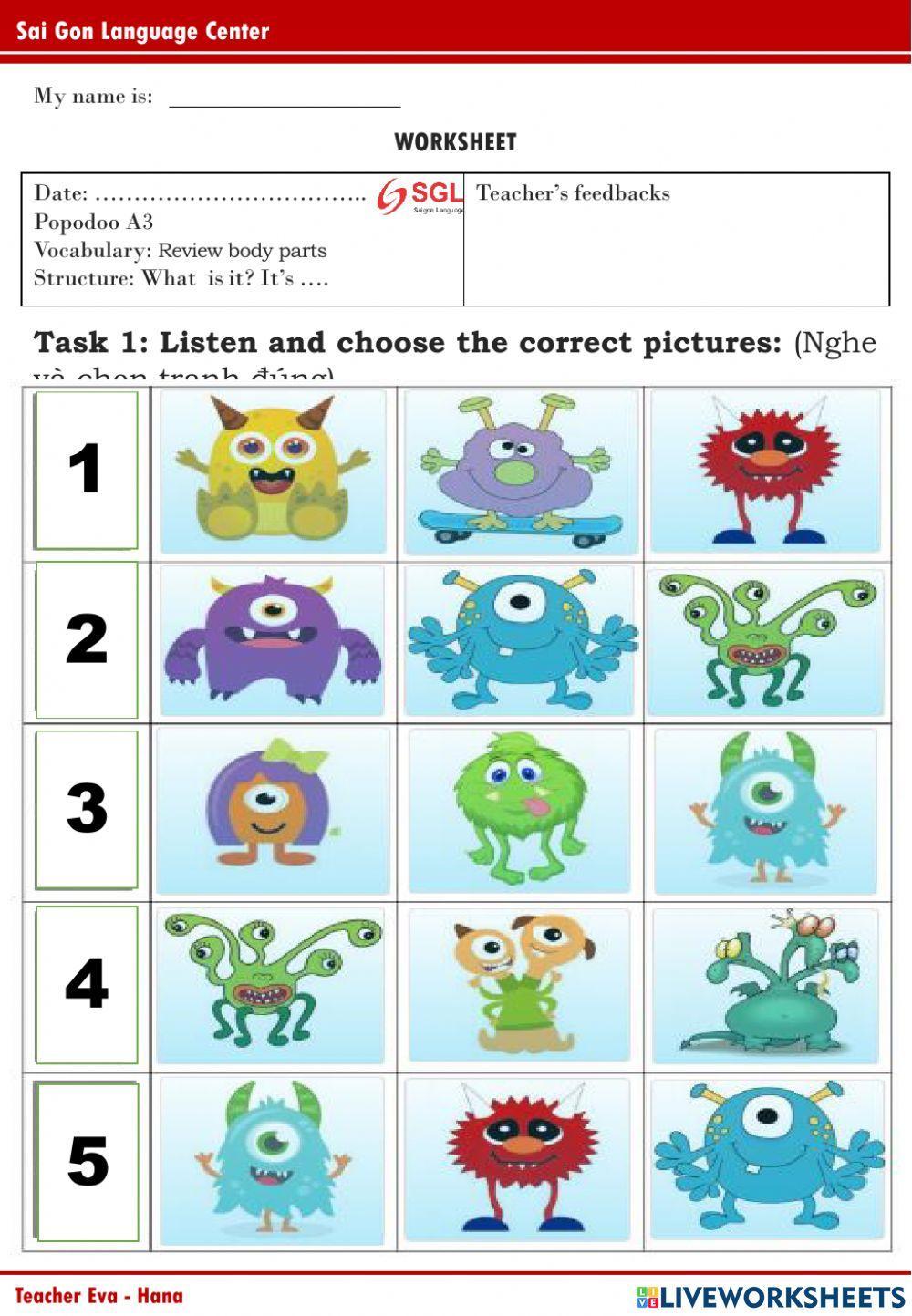 PPD A3 - Review body parts