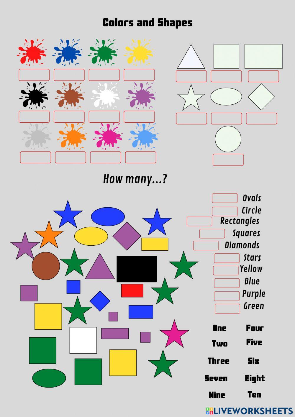 Color and Shape Color and Shape