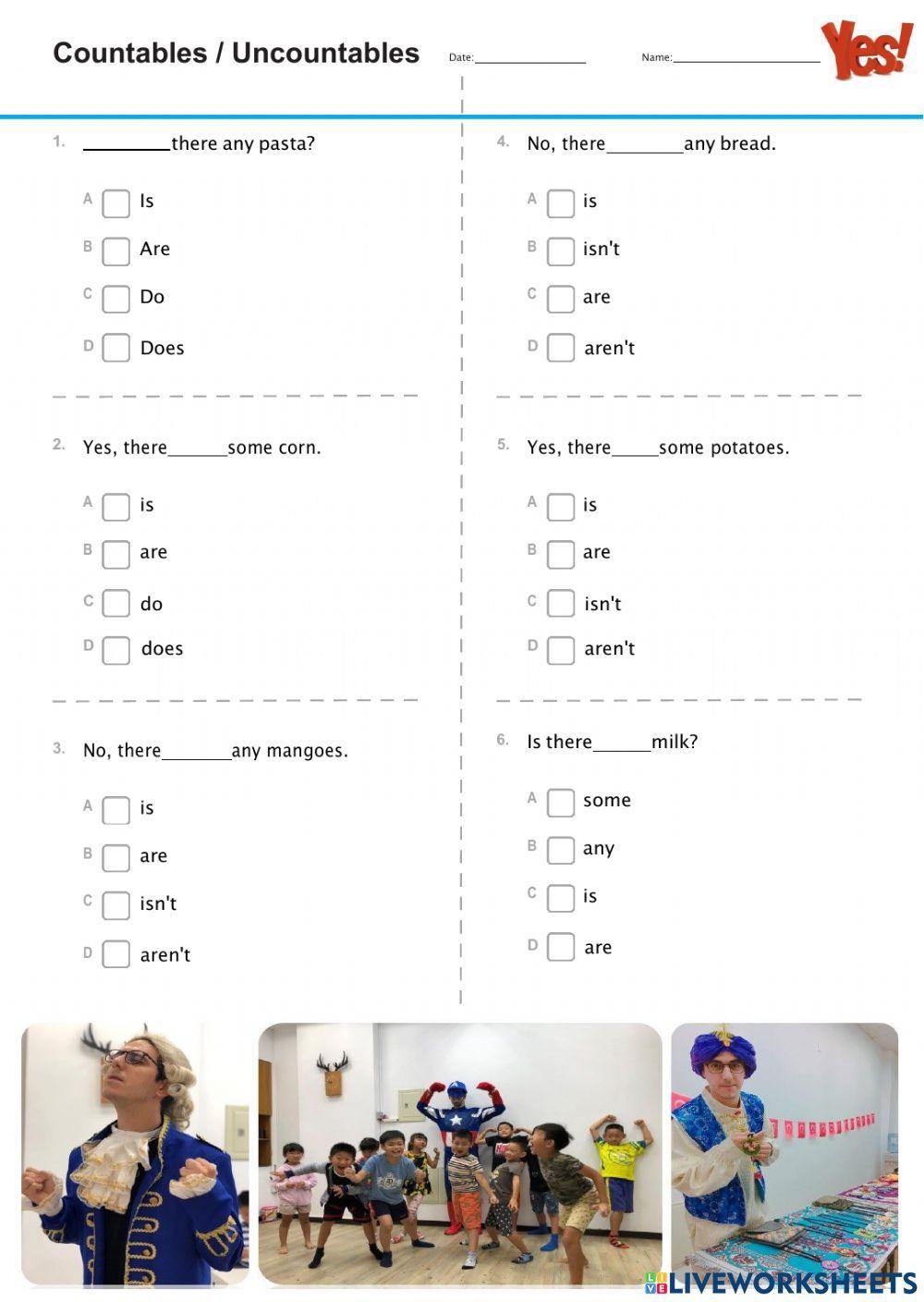 Countables-Uncountables