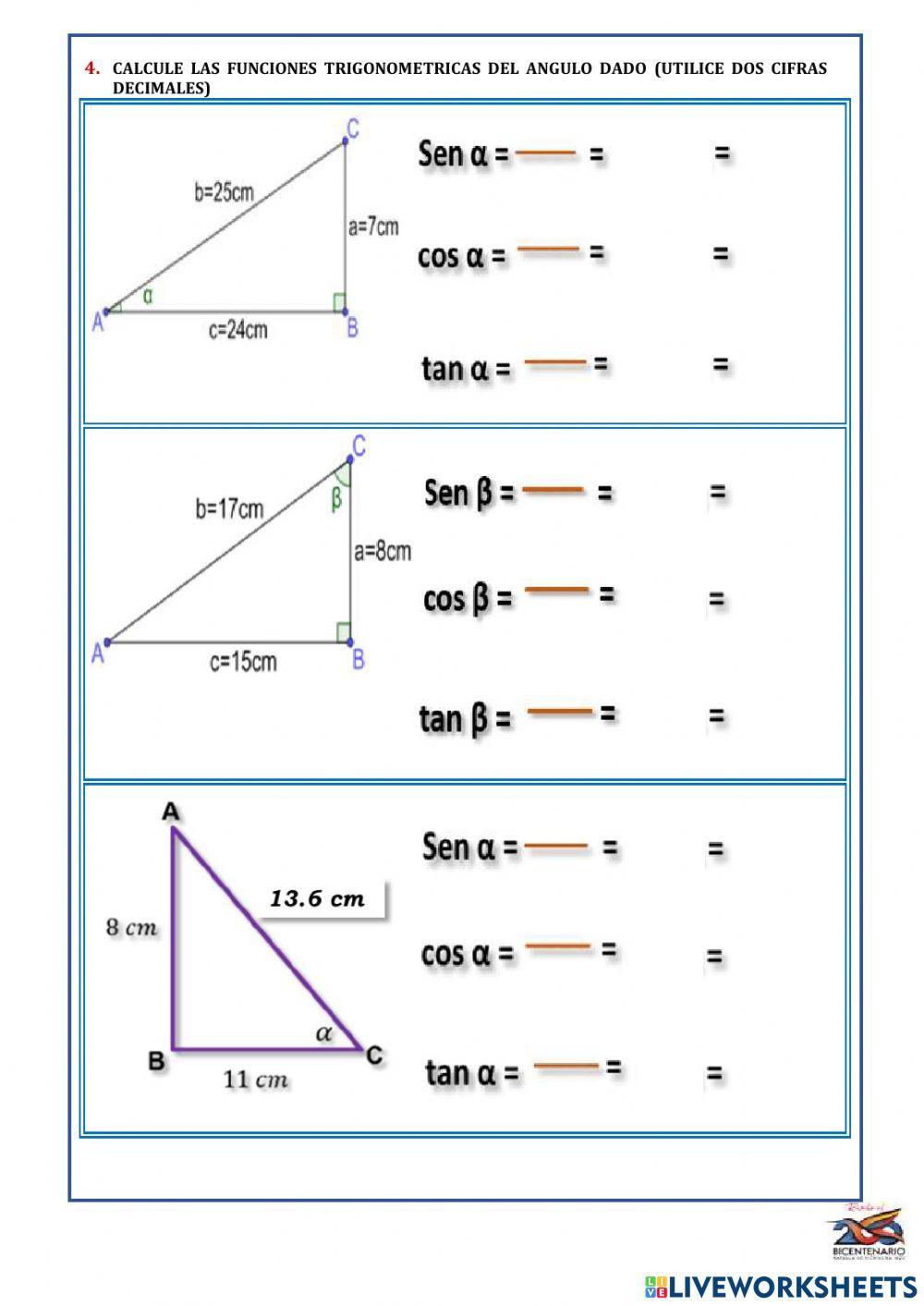 Funciones trigonometricas