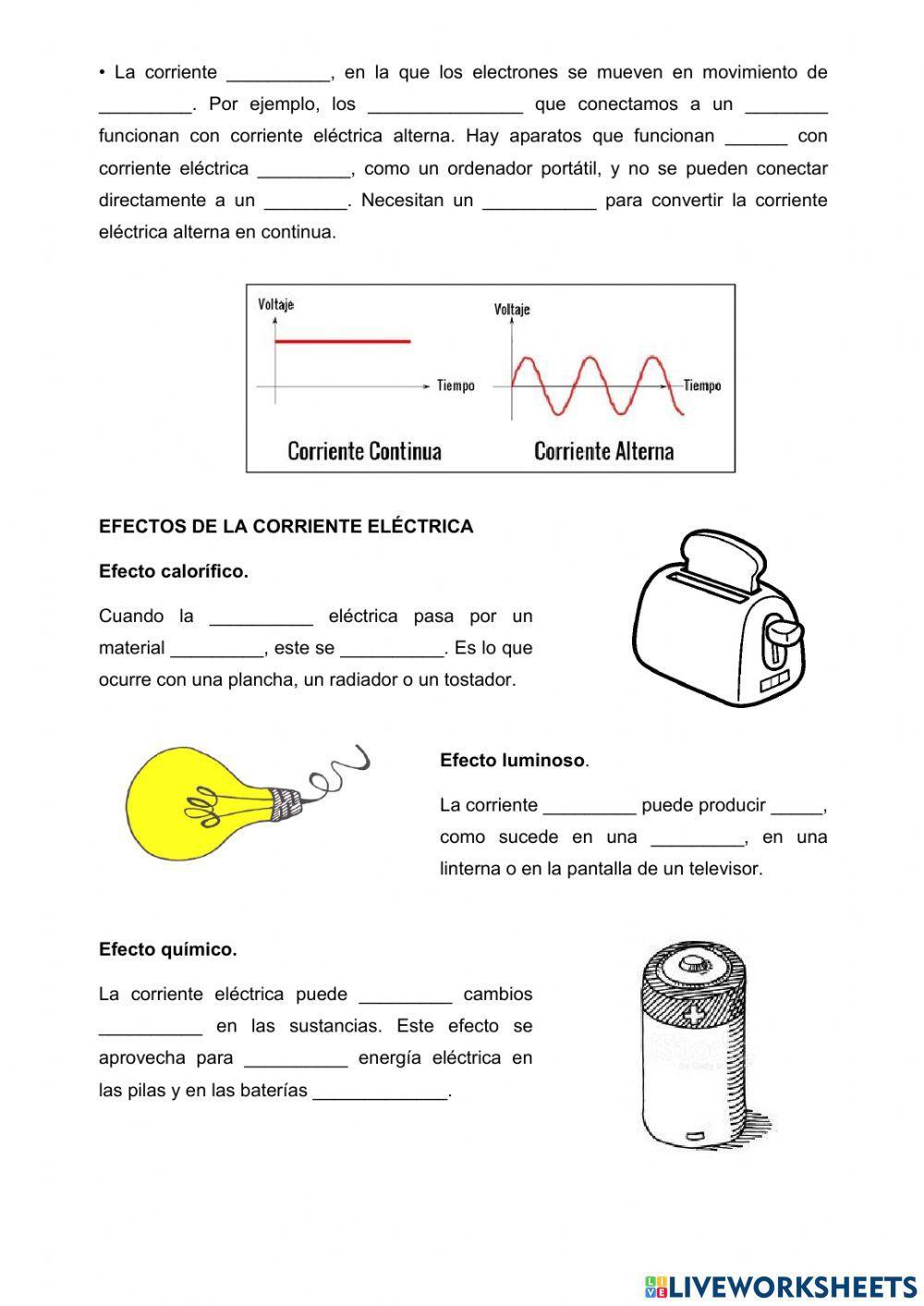 La corriente eléctrica
