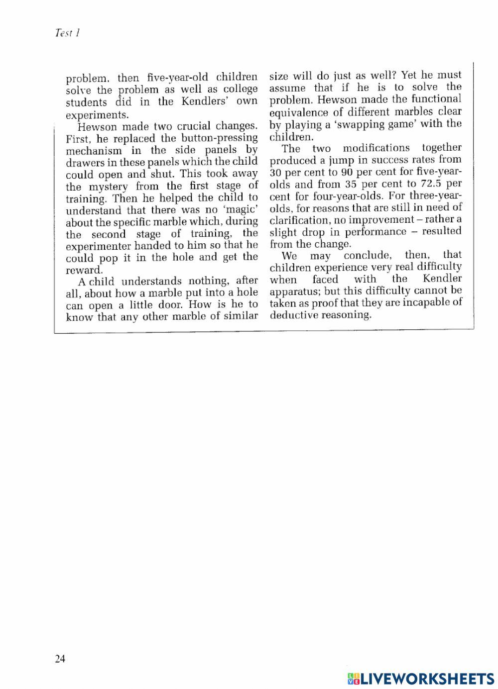 Ielts Reading Book 2 Test 1 Part 3 Worksheet Live Worksheets ielts-reading-book-2-test-1-part-3-worksheet-live-worksheets