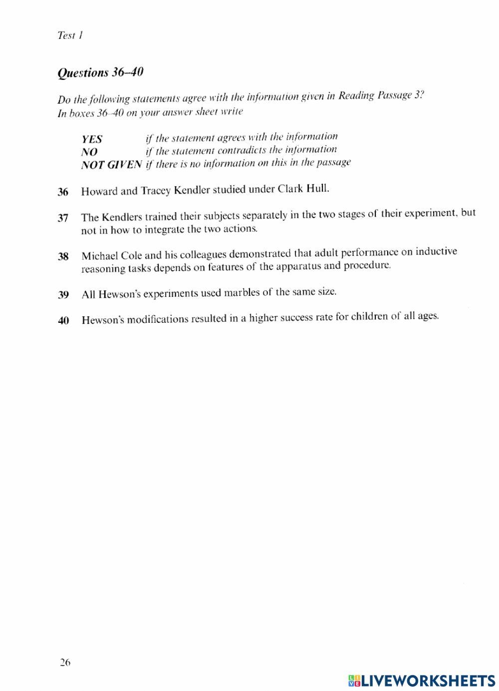 Ielts reading book 2 test 1 part 3